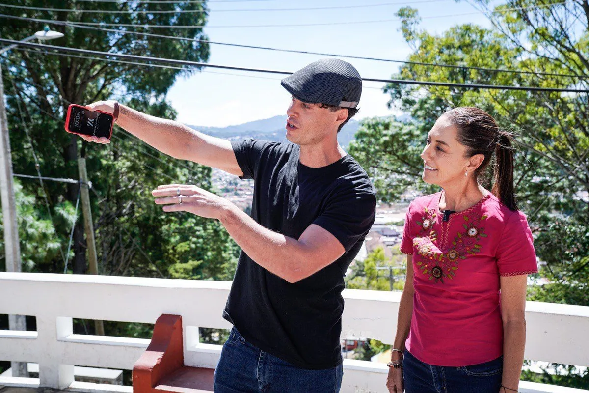 Sheinbaum se reúne con ganador del premio Cannes 2022