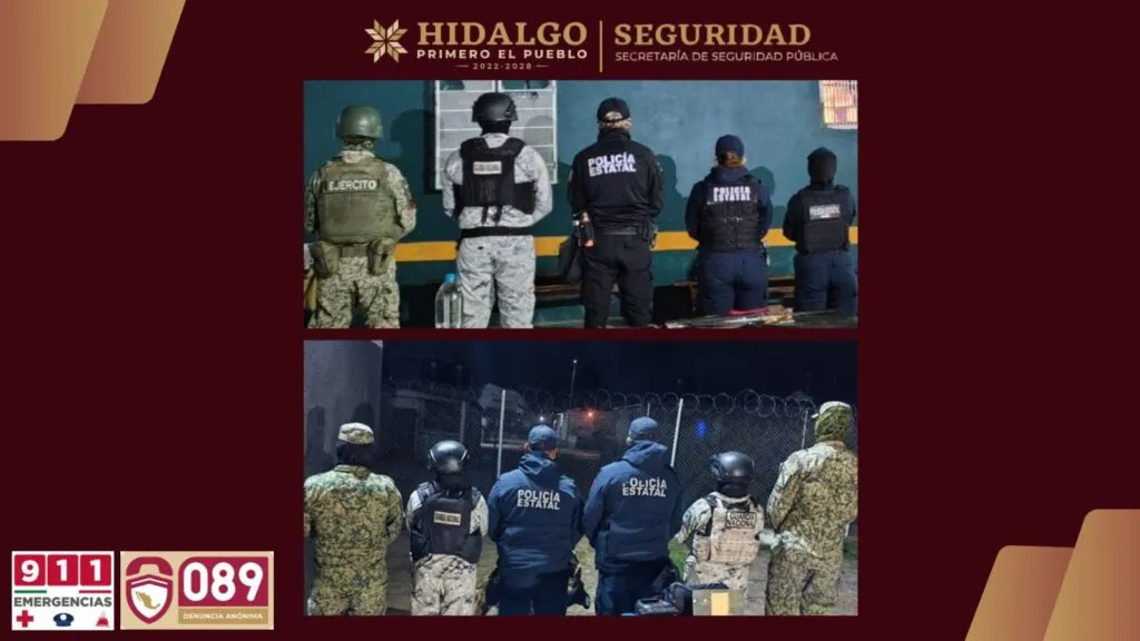 Aseguran celulares, droga y armas hechizas en penales de Hidalgo