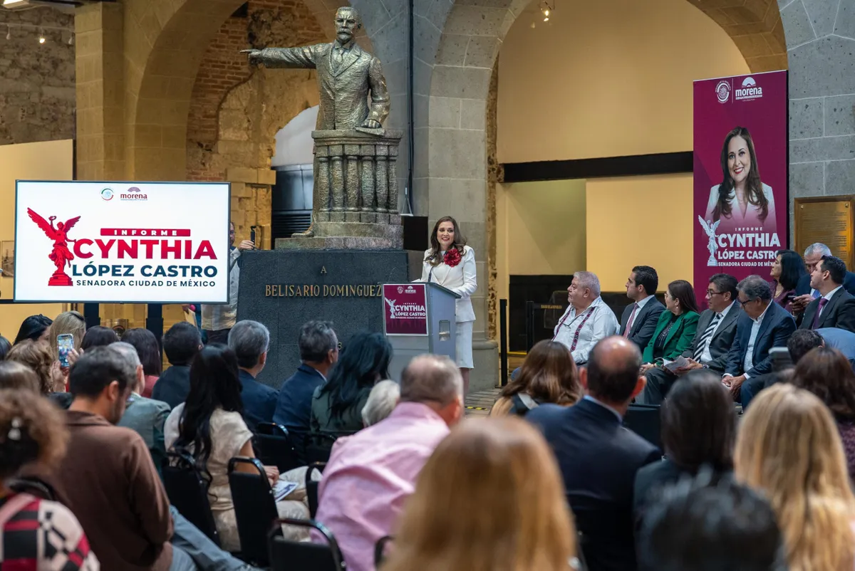 Morena cerraron filas en torno a la senadora Cynthia López Castro