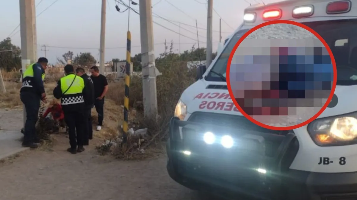 Zona acordonada por autoridades tras incidente