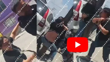 La madre reprendió a su hijo luego de que vecinos lo retuvieran por el presunto robo de una bocina en Nezahualcóyotl.