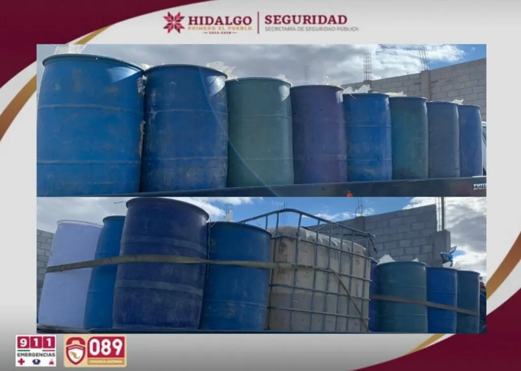 Hidalgo cierra 2025: aseguran combustible, droga y vehículos