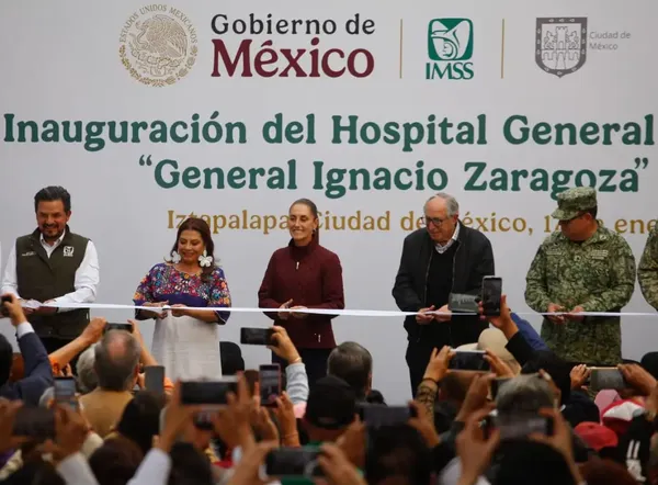 Claudia Sheinbaum inaugura Hospital Ignacio Zaragoza