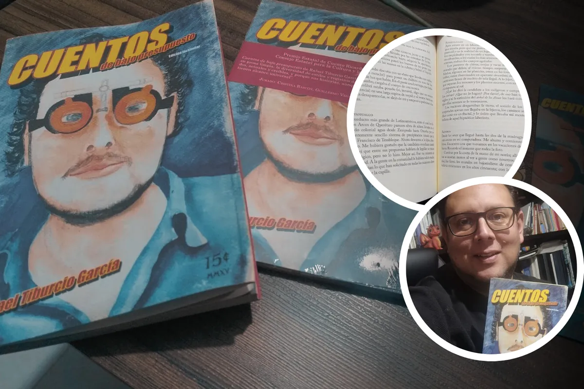 Rafael Tiburcio celebra 10 años de Cuentos de bajo presupuesto en Pachuca