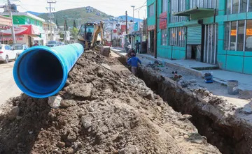 Caasim Pachuca: reemplazan tubería en colonia Nueva Francisco I. Madero