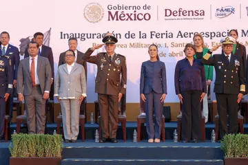 Julio Menchaca asiste a inauguración de FAMEX 2025 junto a Claudia Sheinbaum