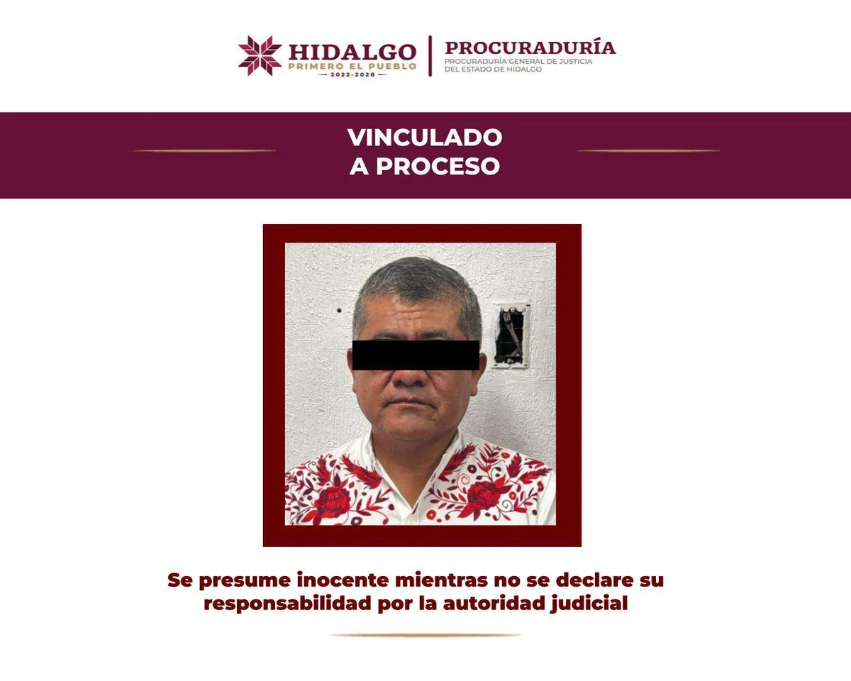 Exalcalde de Tlaxcoapan vinculado a proceso por peculado