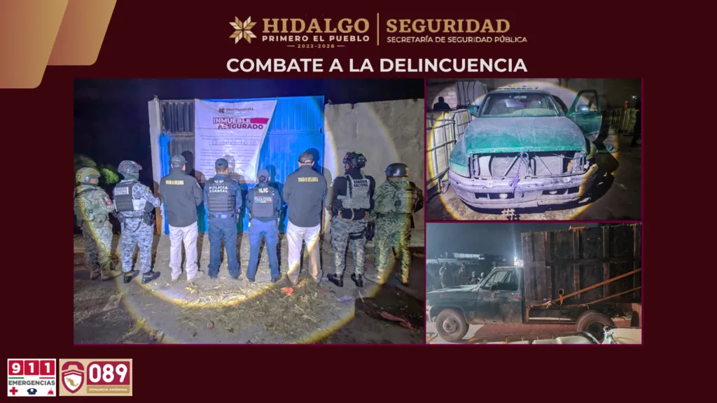 Cateo en Tula revela presunto punto de huachicol y venta de drogas; esto aseguraron
