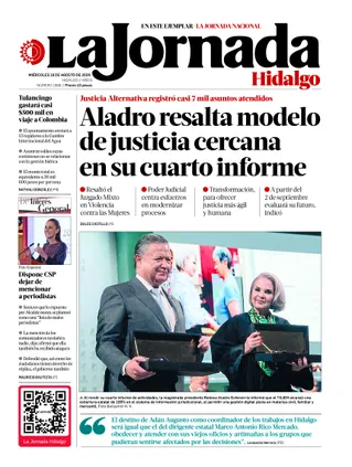 La Jornada Hidalgo | 19 de agosto de 2026