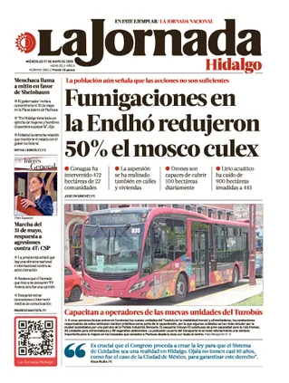 La Jornada Hidalgo | 27 de mayo de 2025