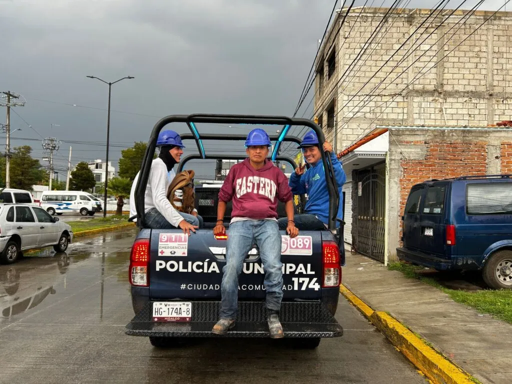 ¿Se aproximan inundaciones? Dren pluvial en Mineral de la Reforma llega a su máxima capacidad