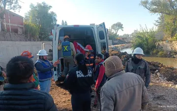 Río Tula: Trabajador resultó lesionado tras accidente