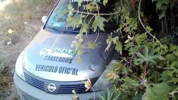 Jacala: vehículo del gobierno protagoniza accidente; viajaban adultos y un niño