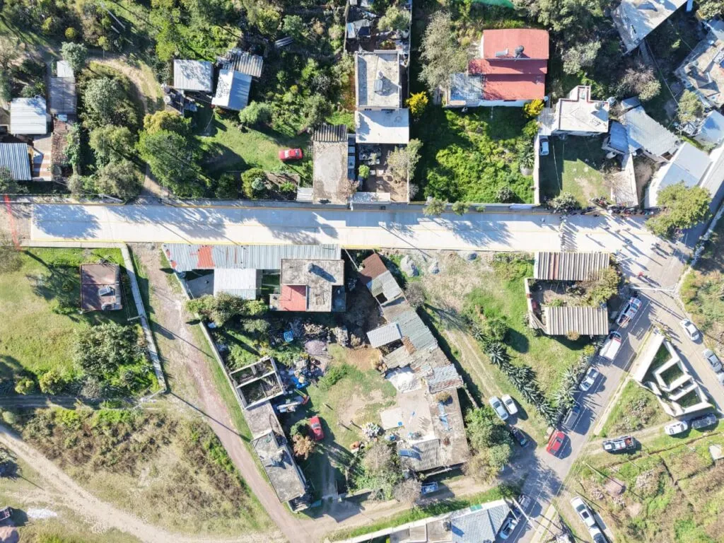 Transforman calles de Zempoala con tres obras de pavimentación hidráulica