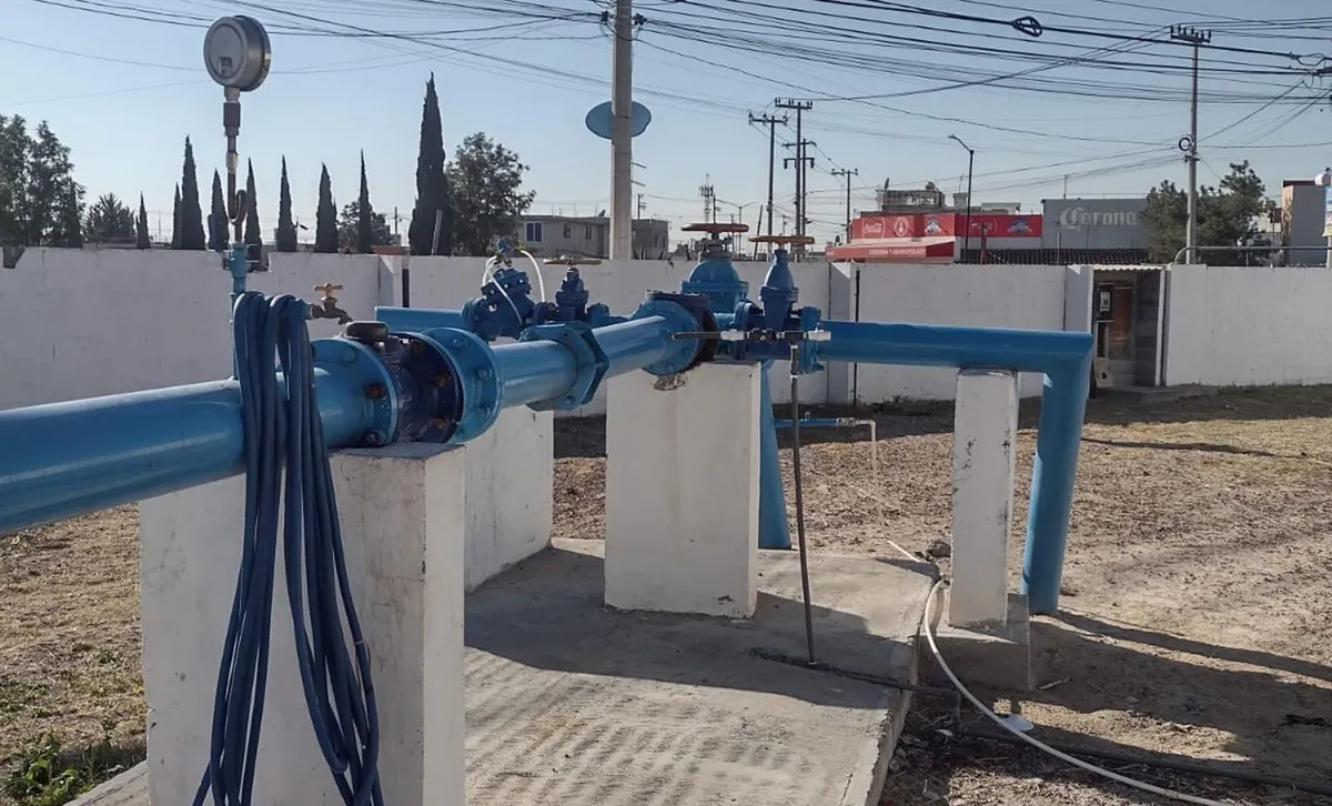 Falla en pozo de agua en Tizayuca; afecta a más de mil casas