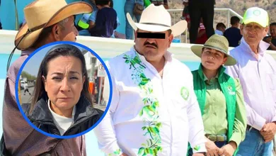 Esposa del regidor Omar “N” denunciando nueva detención del funcionario.