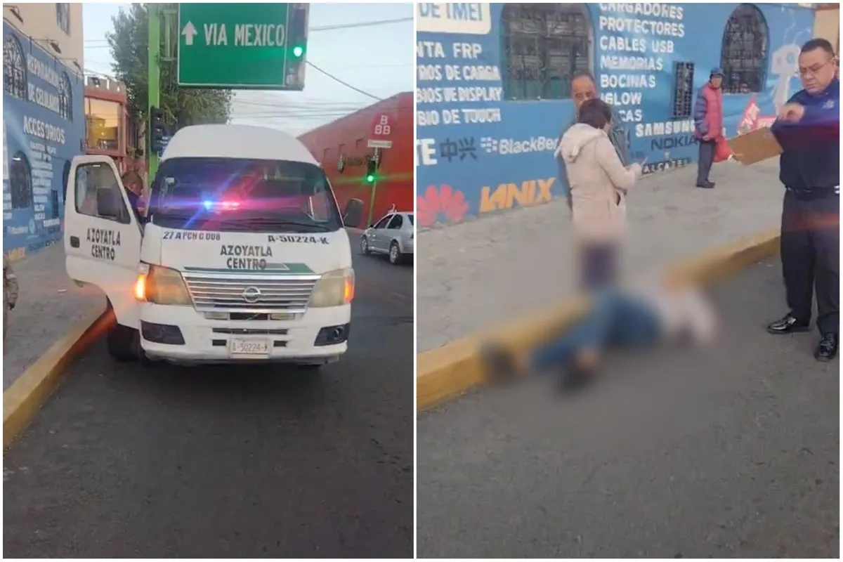 Pachuca: urvan se pasa el alto y atropella a mujer