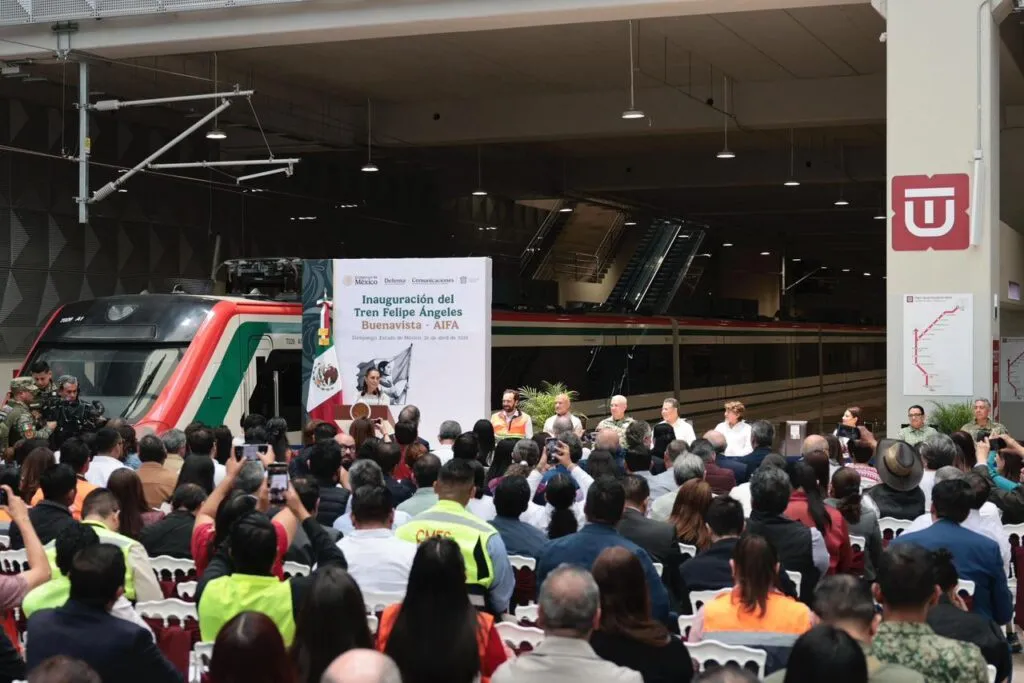 Sheinbaum inaugura Tren Buenavista-AIFA y declara “misión cumplida”