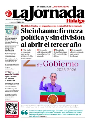 La Jornada Hidalgo | 02 de septiembre de 2026