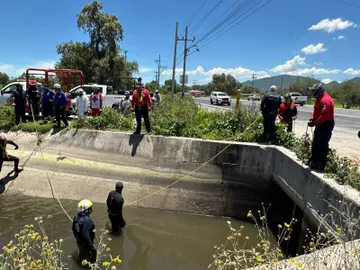Hallan restos humanos en canal donde buscan a niño desaparecido en Hidalgo
