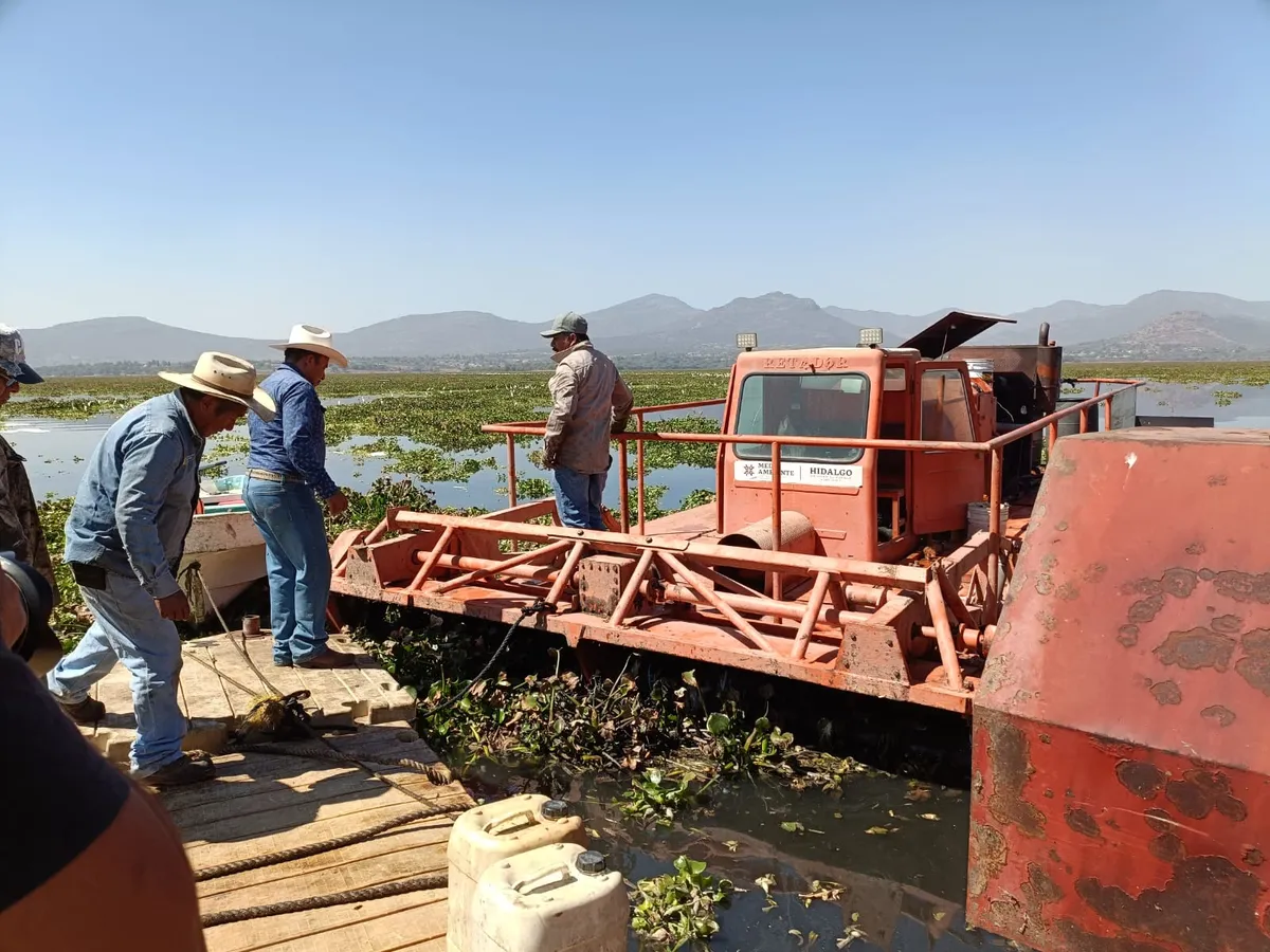 Secretario de Gobierno urge reparar trituradoras en la Presa Endhó: funciona solo una de cuatro