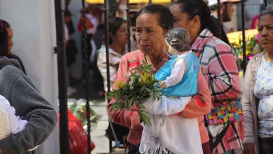 Niño Dios por el Día de la Candelaria.