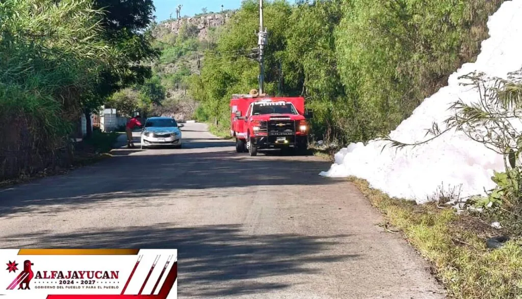 ¿Ya se puede pasar? Esto dijeron las autoridades de la espuma tóxica en carretera de Hidalgo