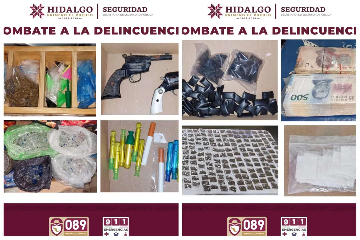 Zacualtipan: decomisan más de 5 mil dosis de drogas