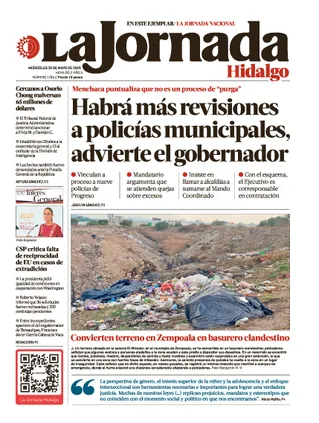 La Jornada Hidalgo | 20 de mayo de 2026