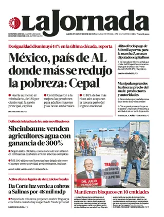 La Jornada | 27 de noviembre de 2025