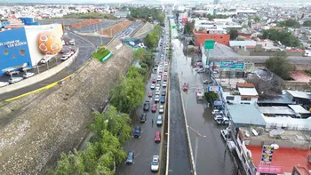 Lluvias generan escurrimientos en distintos puntos de Pachuca