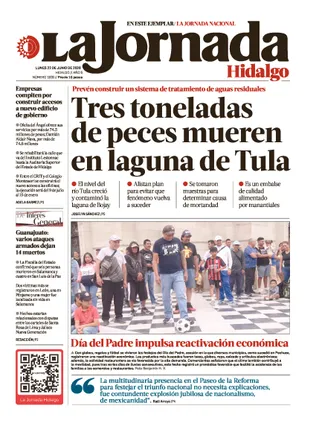 La Jornada Hidalgo | 22 de junio de 2026