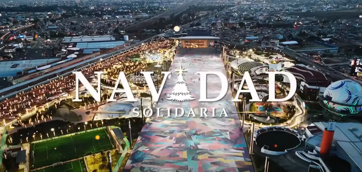 El Parque Cultural ya brilla para recibir la Navidad Solidaria. Música, luces y actividades para toda la familia.