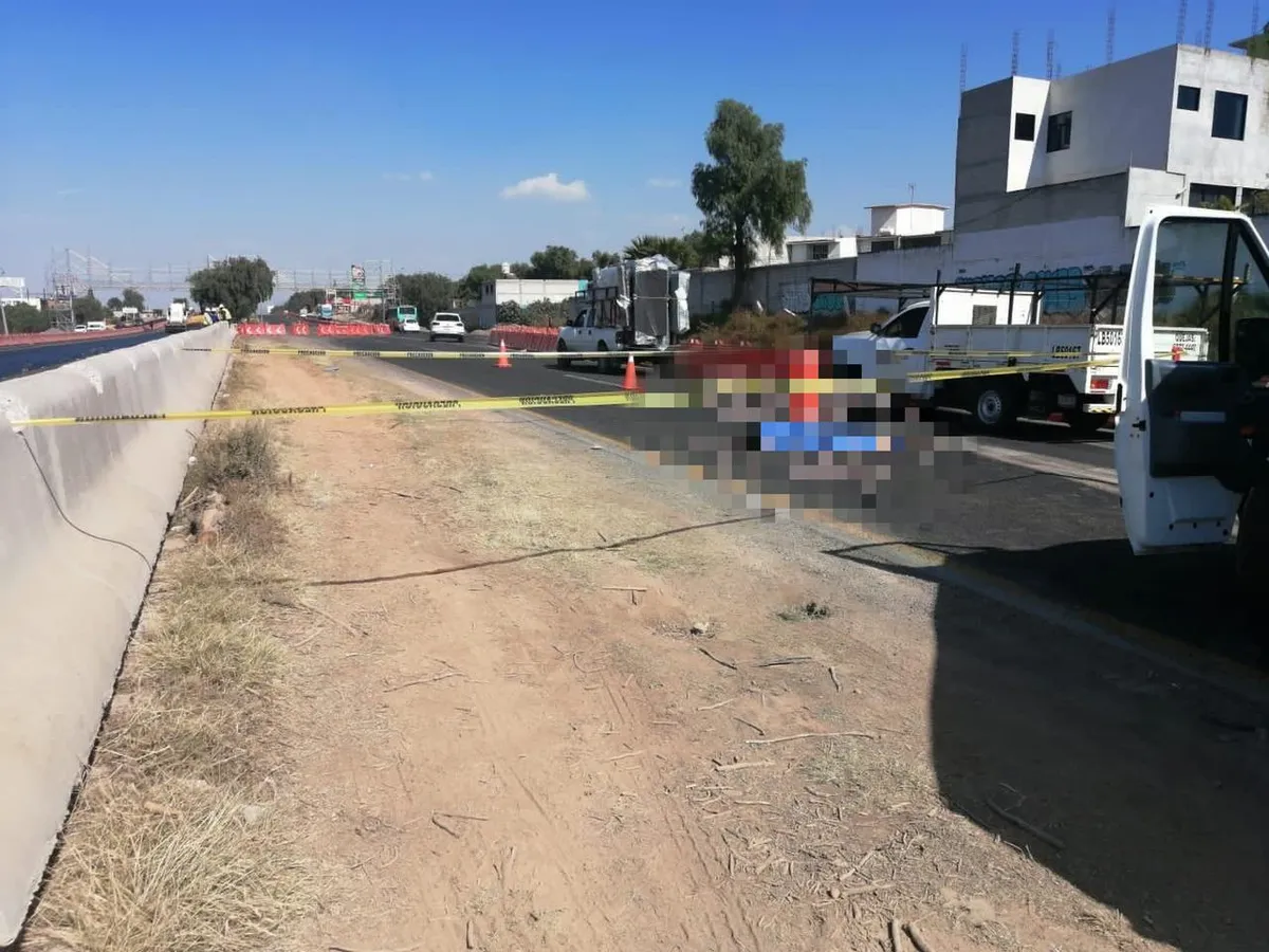 Muere hombre atropellado en la autopista México-Pachuca