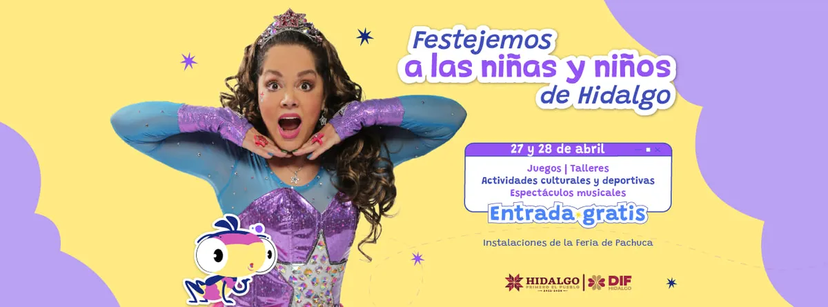 Día del Niño: DIF Hidalgo espera 10 mil personas en festival