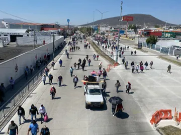 ¿Por qué protestaron habitantes de Ixmiquilpan en Palacio de Gobierno?