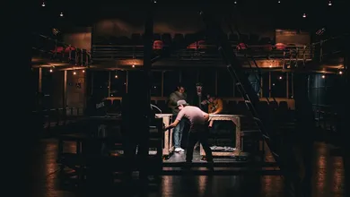 Escena de la obra teatral Klan Lajas