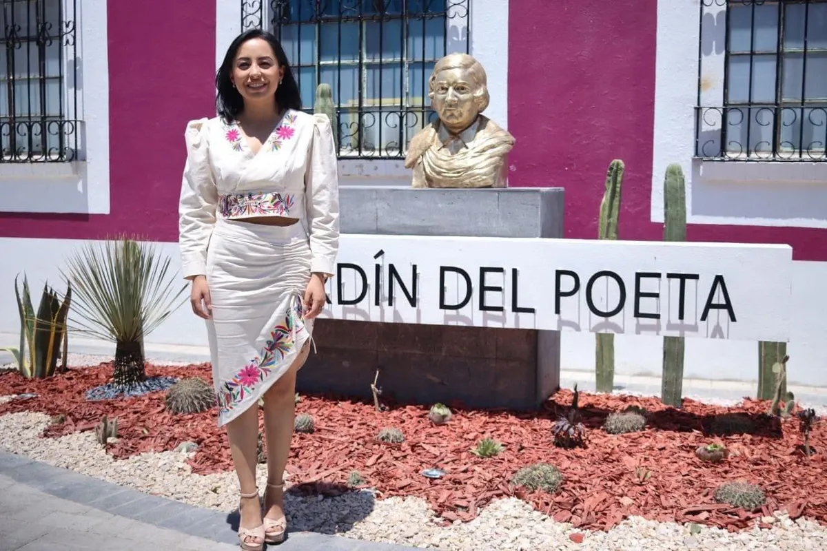 Inauguran jardín del poeta en Tizayuca