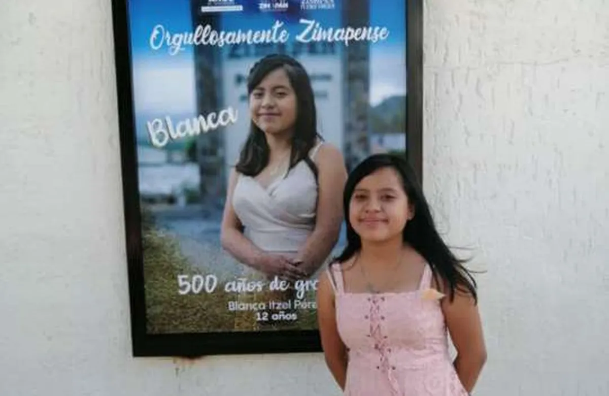 Blanca Itzel, originaria de Zimapán, participó en la película “Noche de fuego”