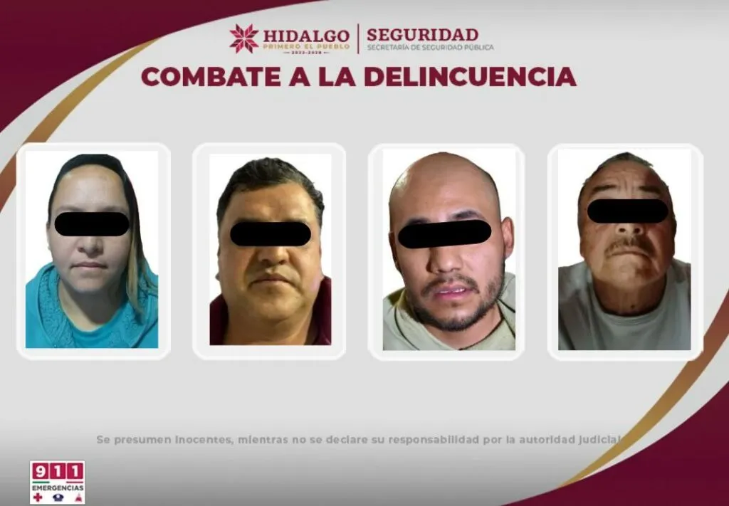 Desmantelan dos puntos de narcomenudeo en Apan; hay cuatro detenidos