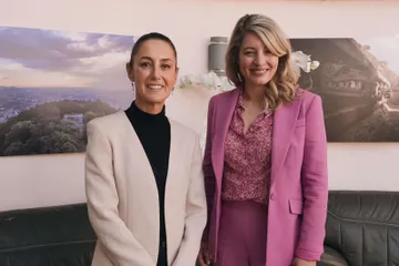 Sheinbaum se reúne con ministra de Asuntos Exteriores de Canadá, Mélanie Joly