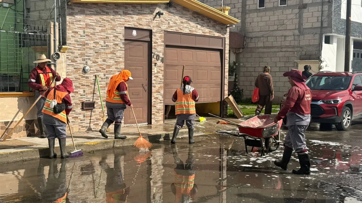 ¡Bajo el agua! Así lucen colonias en zona metropolitana