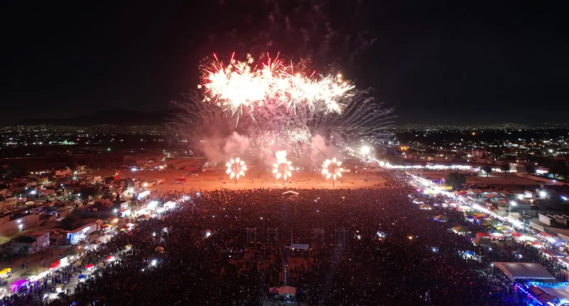 Hidalgo gana tercer lugar en concurso nacional de piromusicales