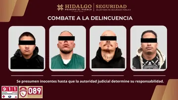 Elementos de seguridad resguardan carretera tras quema de vehículos