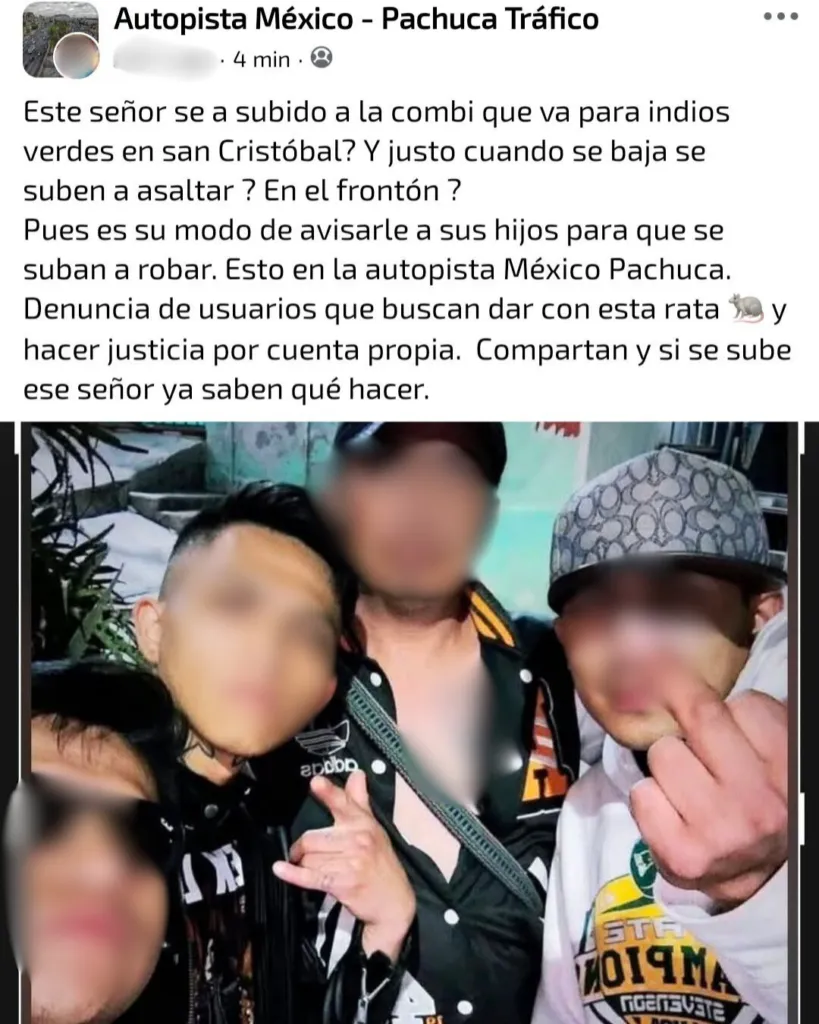 Pasajeros alertan: así estaría operando una presunta banda familiar en la autopista México-Pachuca