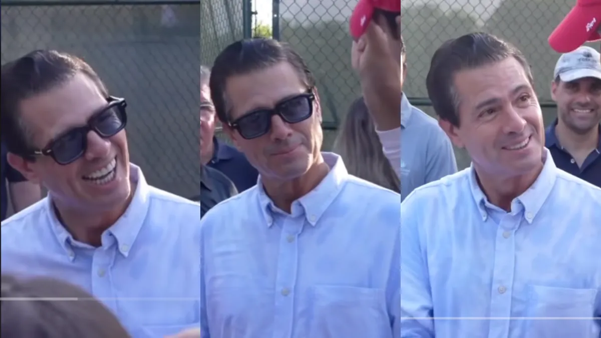 El expresidente Peña Nieto reapareció públicamente y sorprendió al formar parte de un espectáculo de magia.