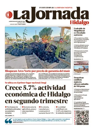 La Jornada Hidalgo | 30 de octubre de 2025