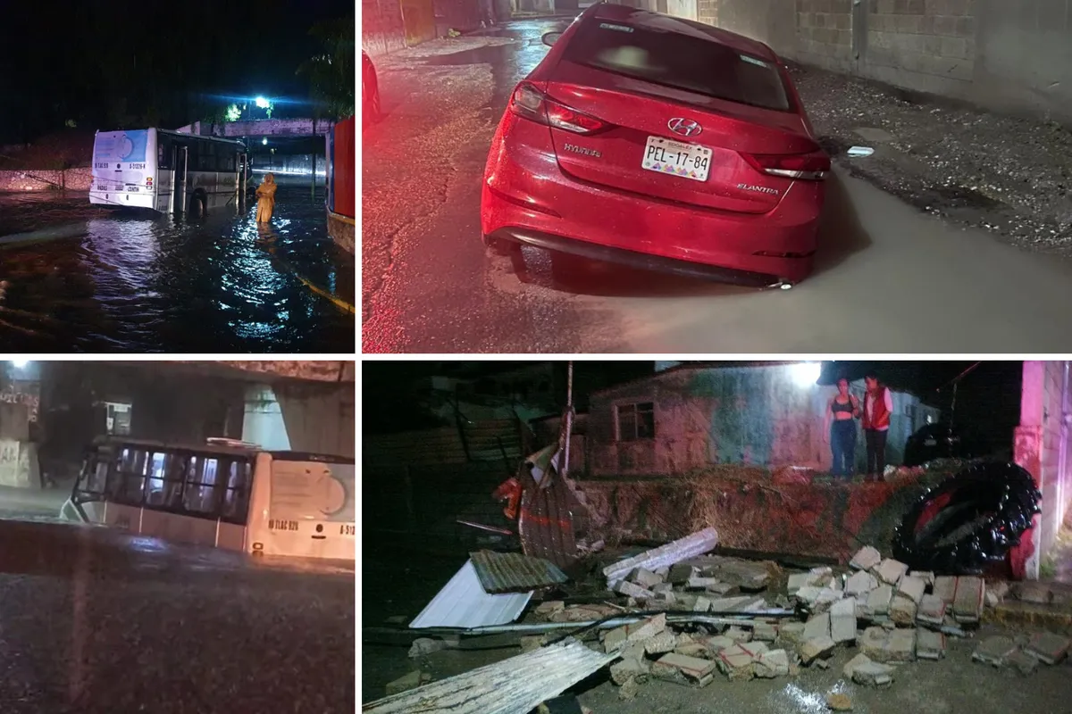 GALERÍA Y VIDEOS | Lluvias provocan afectaciones en Tula