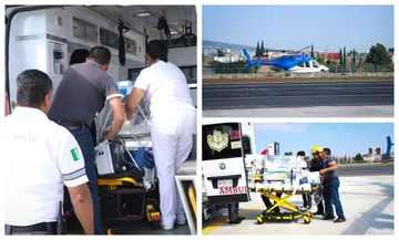 Trasladan de emergencia a gemelas prematuras desde Huejutla hasta Pachuca; nacieron con 30 semanas