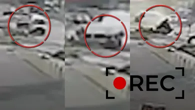 VIDEO revela quién tuvo la culpa en el choque de una combi en Pachuca; accidente dejó dos muertos y varios heridos.